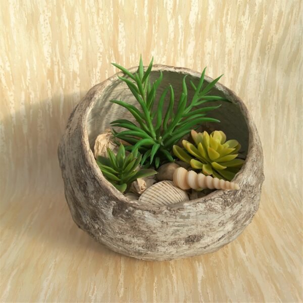 pot boule artisanal pour plantes grasses ou vertes – Image 10