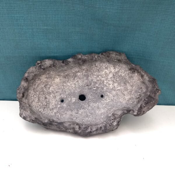 pot Bonsaï ovale aspect pierre grise – Image 4