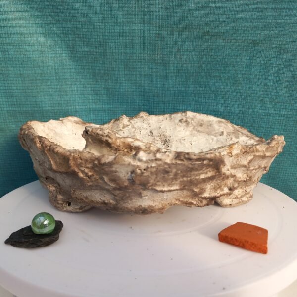 pot Bonsaï ovale aspect pierre – Image 2