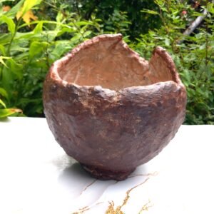 grand pot boule percé