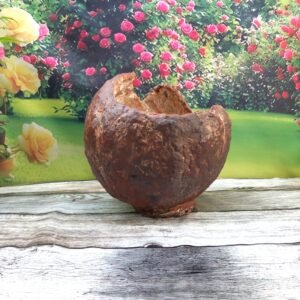 grand pot boule percé