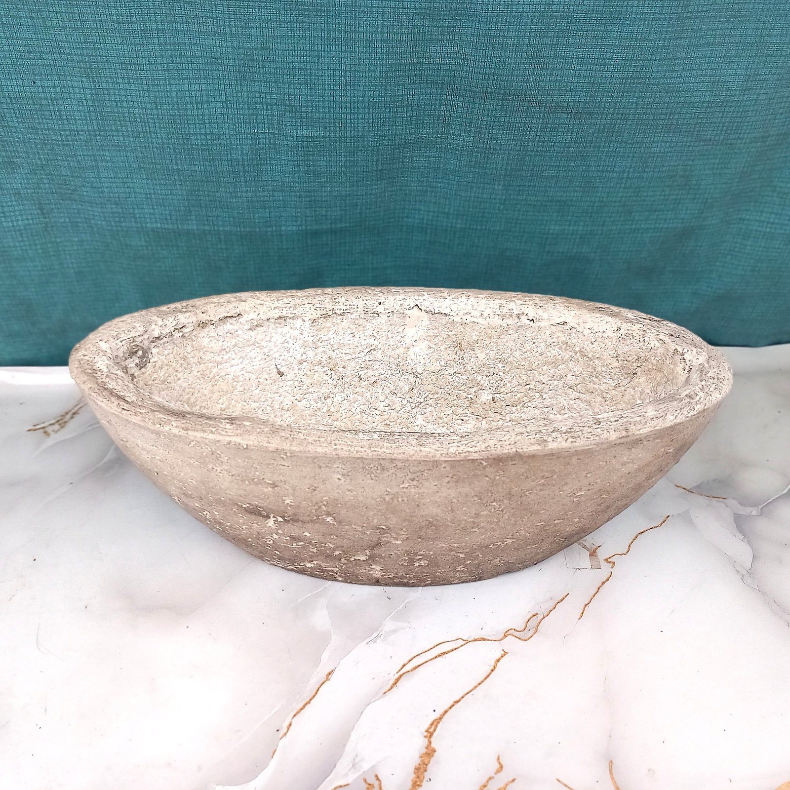 Jardinière ovale couleur pierre – Image 4