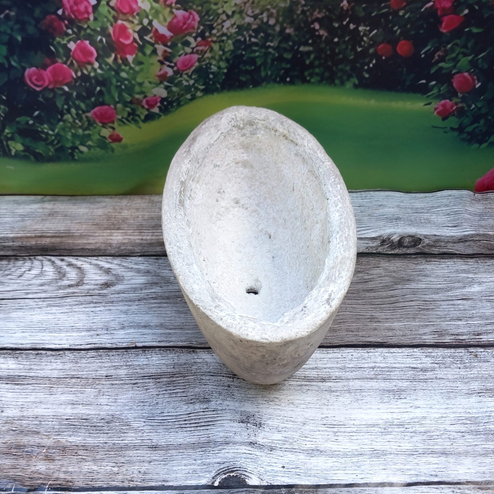 Jardinière ovale couleur pierre – Image 6