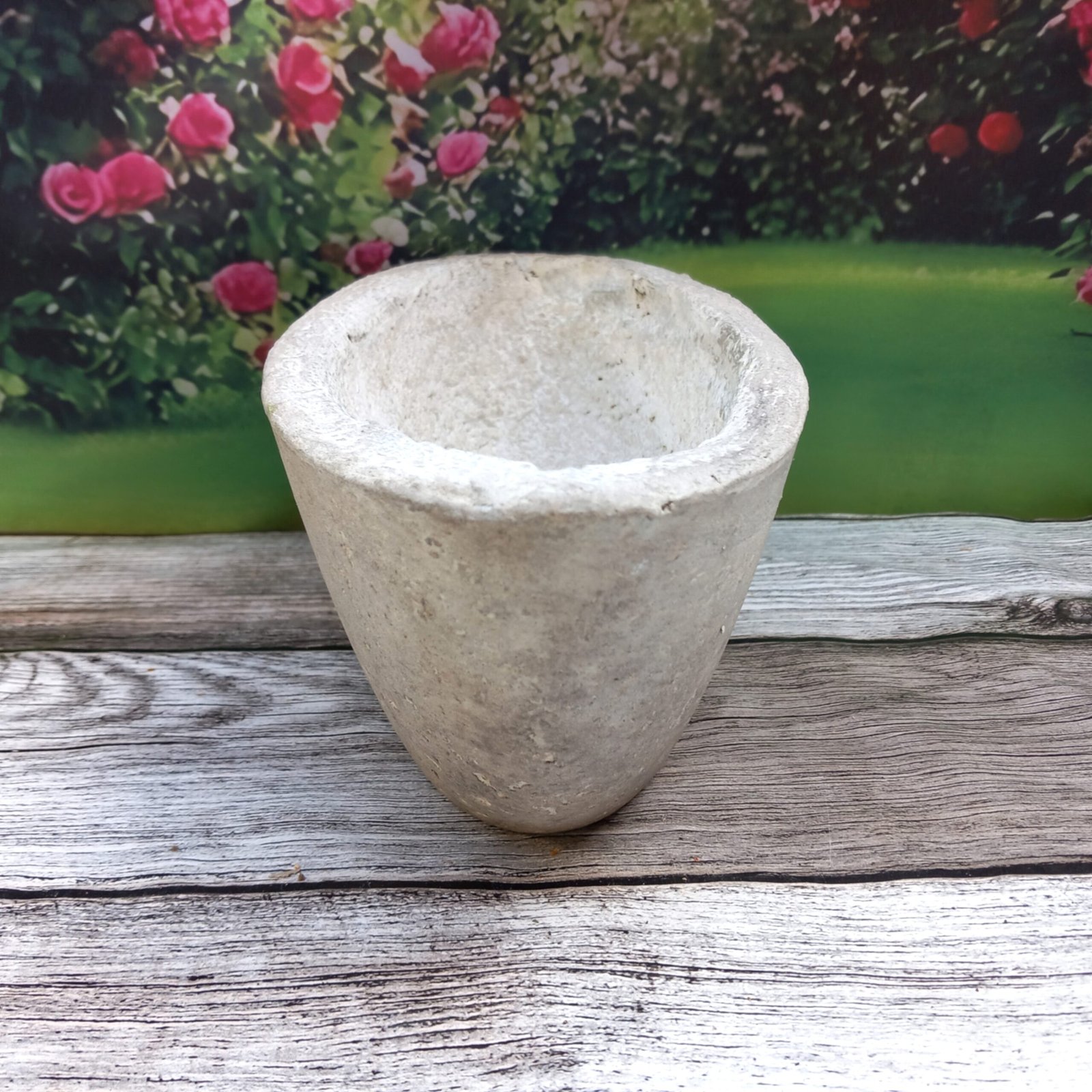 Jardinière ovale couleur pierre – Image 9