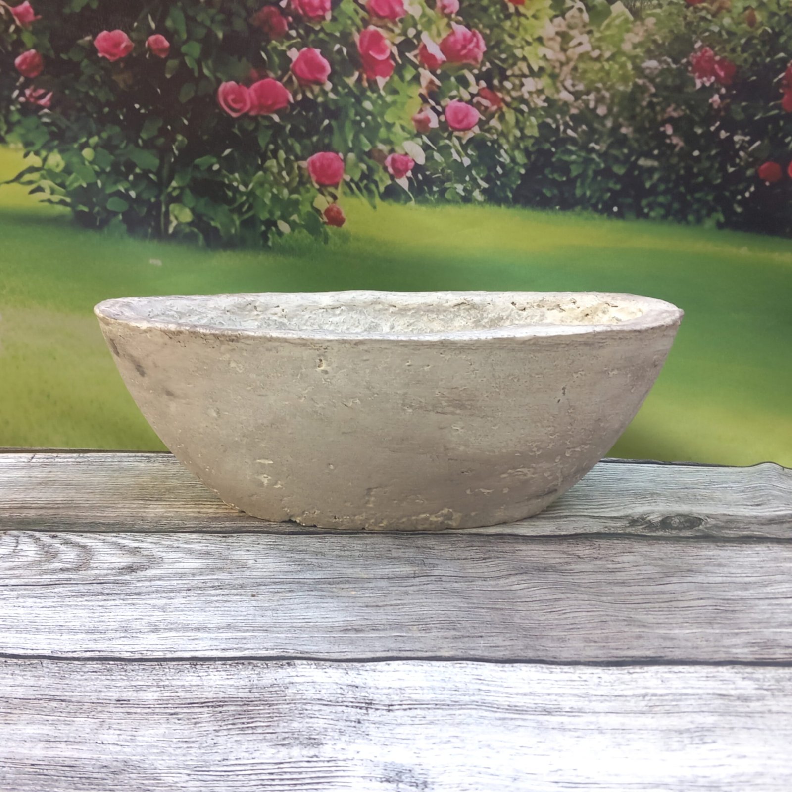 Jardinière ovale couleur pierre – Image 3