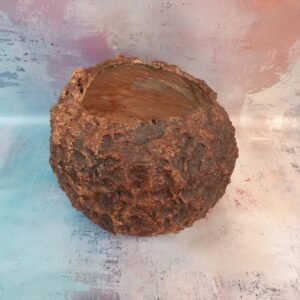 pot boule effet martelé artisanal