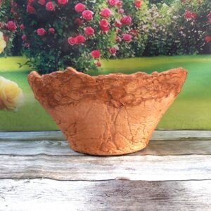 Grand pot de jardin aspect terracotta